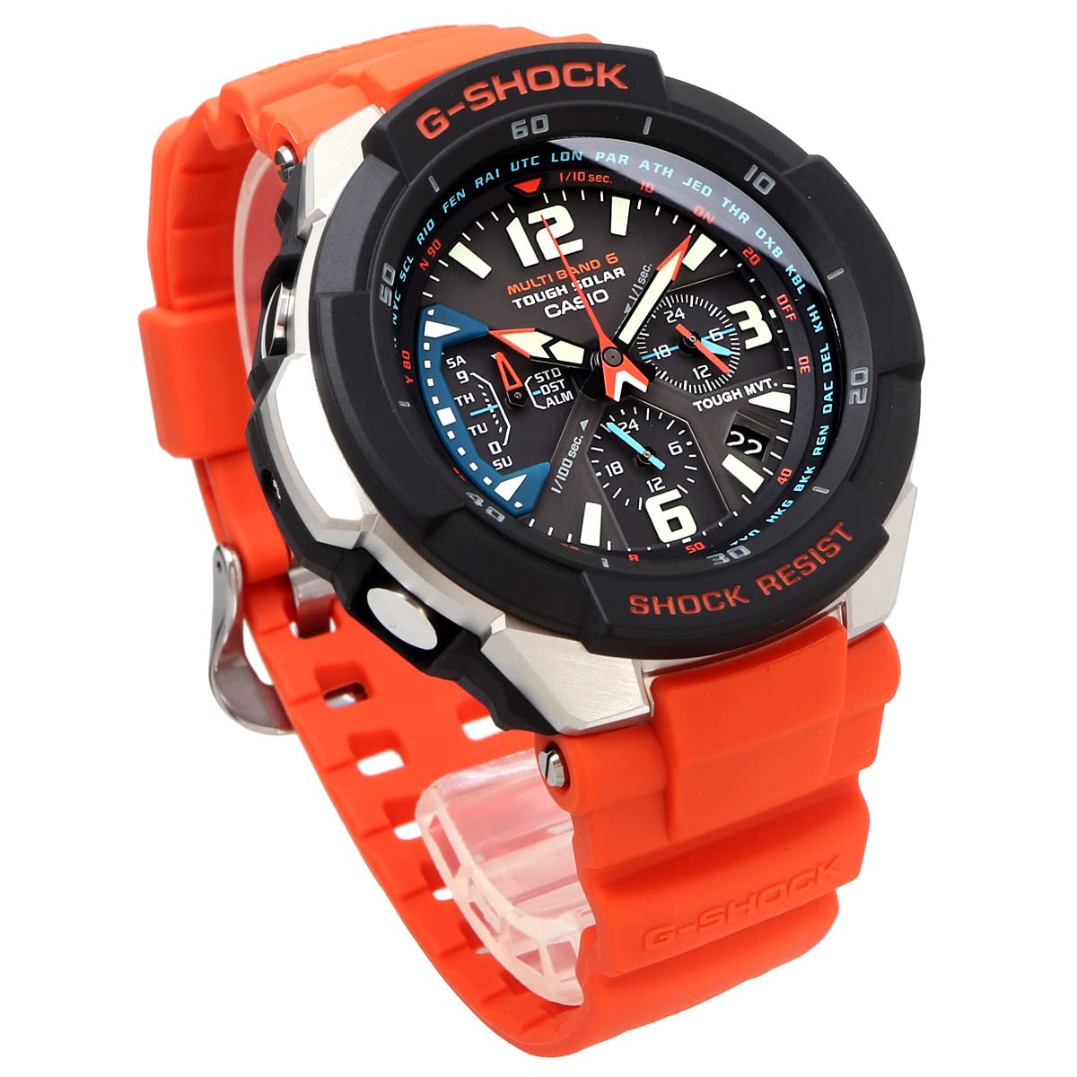 時計 CASIO G-SHOCK SKY COCKPIT GW-3000M-4AJF Casio G Shock GW 3000M 4A Sky Cockpit Radio Solar Orange Mens