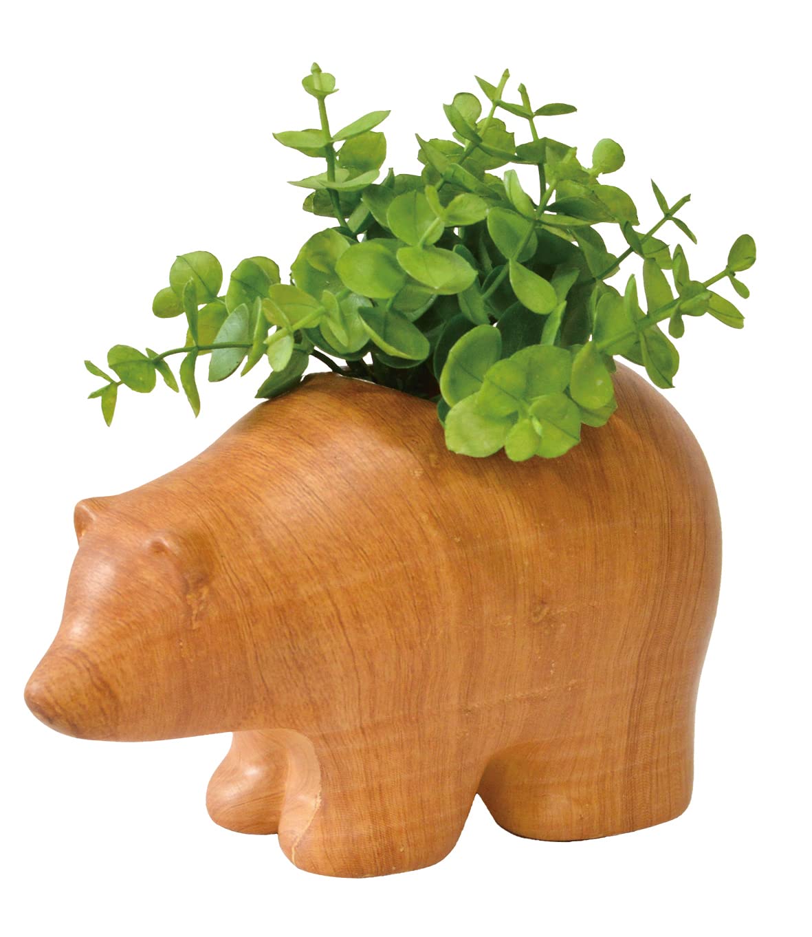 K Japan 167563 WD Pot, Animal Bear, Brown, W 6.7 x D 3.0 x H 5.5