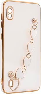 Plastic Back Cover With Series For Samsung Galaxy A10, White A&S Accessories - 146