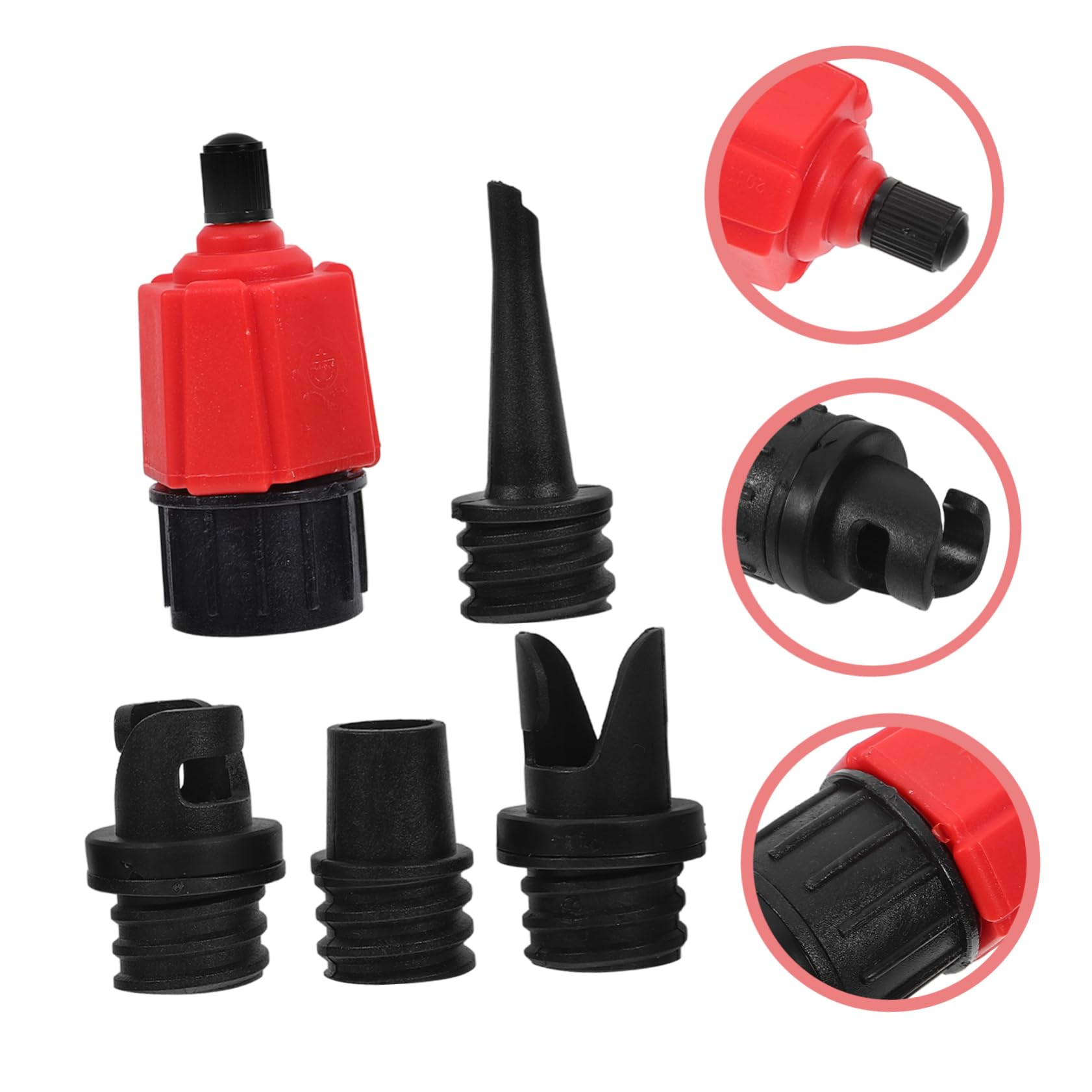 NIYANGLE Adaptateur De Pompe Électrique Multifonctionnel Pour Kayak Et Bateau Pneumatique Tête De Gonflage Pratique En étal Pour Compresseur D'Air Et Gonfleur De Matelas