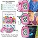 3DFitBud Simple Step Counter Walking 3D Pedometer by 3DActive with Clip, Lanyard Accurate Step Tracker Large Display, Easy to Use for Kids Men Women Adult Seniors Daily Step Tracking - A420S - Pink
