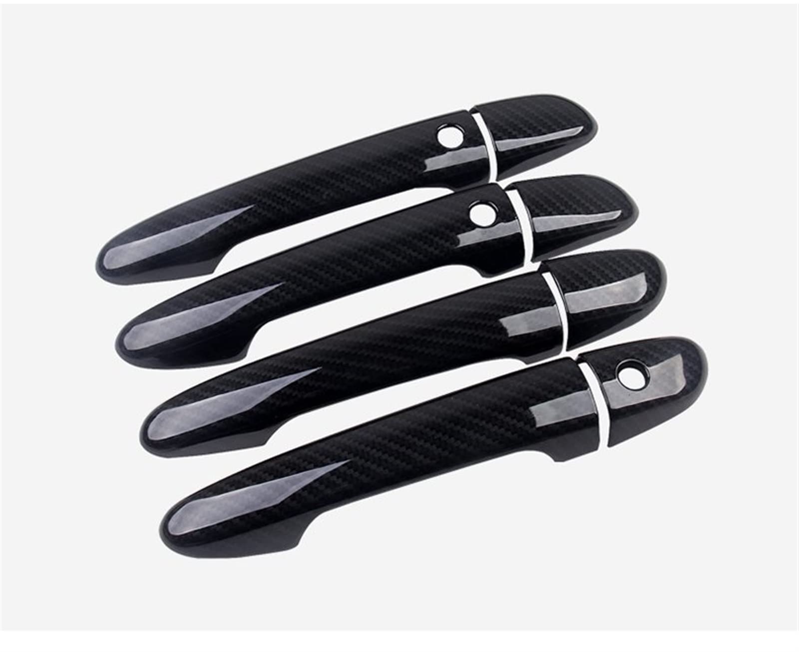Eidash One Color Car Exterior Door Handle Cover For Mazda Cx-5 Cx5 Kf 2017-2020 Carbon Fiber Car External Outer Door Handle Bowl Catch Cover Protection Trim Sticker(Door Handle 8Pcs)