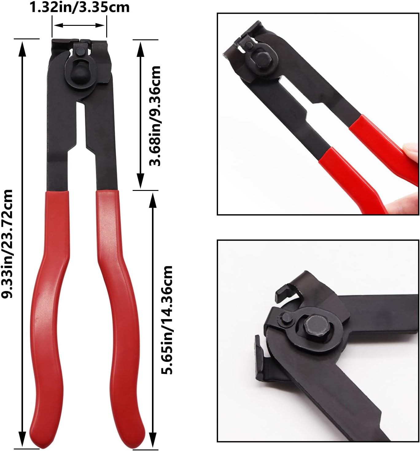 CV Boot Clamp Pliers with 30PCS 304 Stainless Steel Crimp Bands