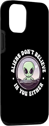 Miniatura 6 de iPhone 11 Pro Max Funny Alien Aliens Don't Believe In You Either Case