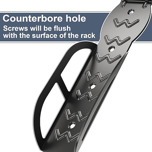 Miniatura 2 de GOFORWILD Soporte de pared para bicicletas, ganchos verticales para almacenamiento en interiores, soporta hasta 60 libras, paquete de 2