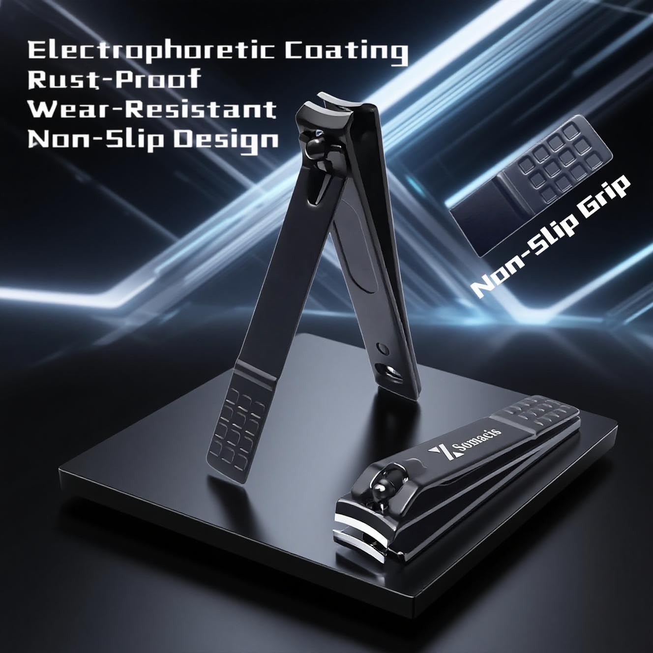 Nail Clippers Set Fingernail and Toenail Clipper Cutters, Manicure Pedicure Kit 11pcs Grooming Kits, Nail Care Tools with Portable Travel Case Present for Man Woman Husband Boyfriend Parent