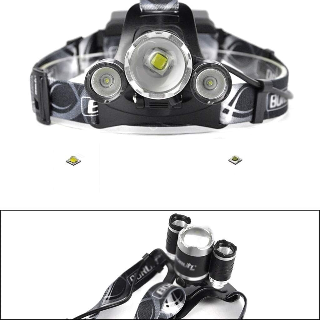 Linterna frontal de senderismo para exteriores, linterna frontal para niños, adultos, linterna frontal recargable, faros delanteros, cómodos para niños y adultos, fácil de usar, perfecto para correr,