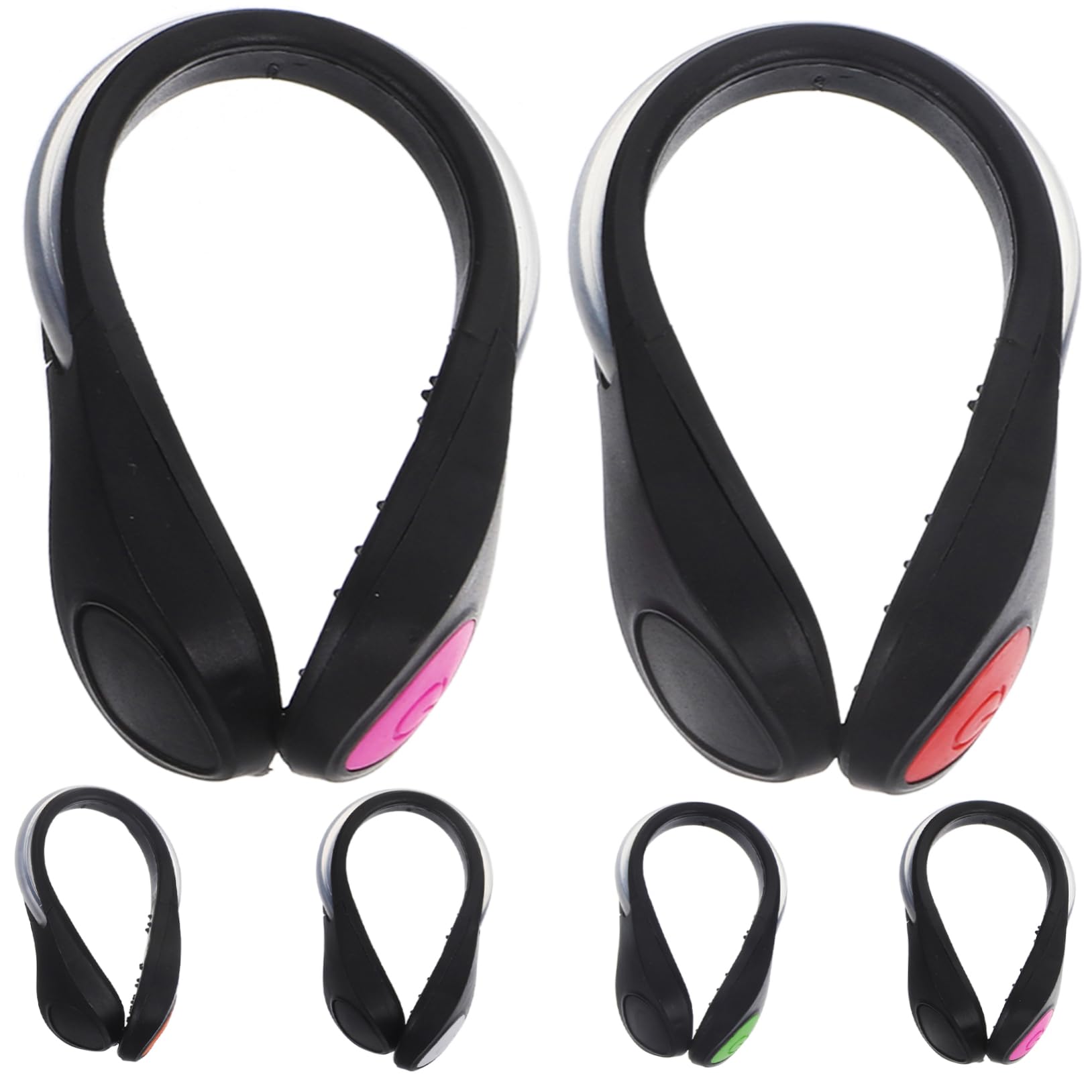 POPETPOP Luces LED Recargables con Clip para Zapatos Luces LED para Correr Luces Recargables por USB para Correr Luces con Clip para Zapatos Luces De Seguridad De Plástico Color
