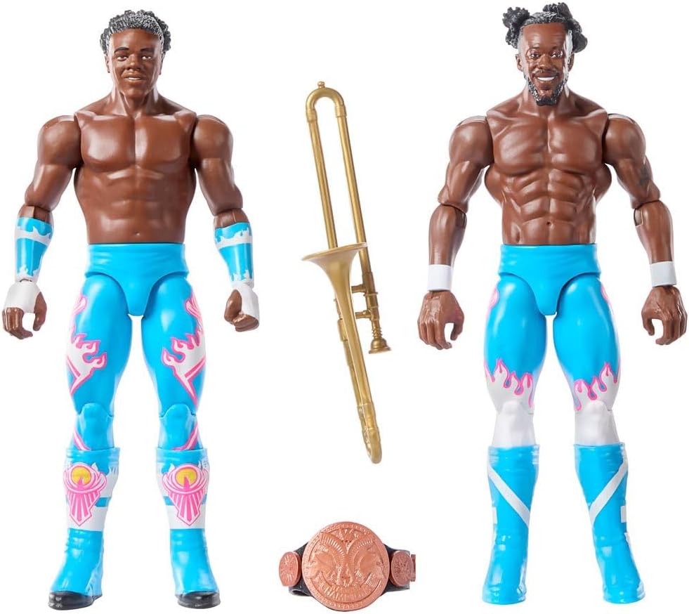 WWE Wrestling Main Event Showdown Series 21 Kofi Kingston & Xavier Woods Action Figure 2-Pack