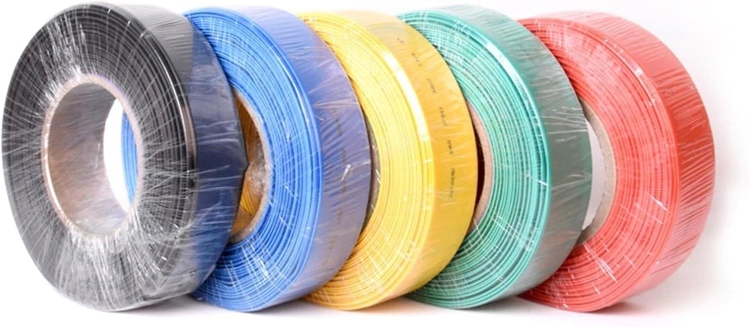 25 Meters 80mm Cable Sleeve Insulating Heat Shrink Tube 2:1 Polyolefin Colorful Red Yellow Blue Green Black Transparent(Blue)