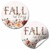 Fall in Love Autumn Bridal Shower Stickers – 40ct 2