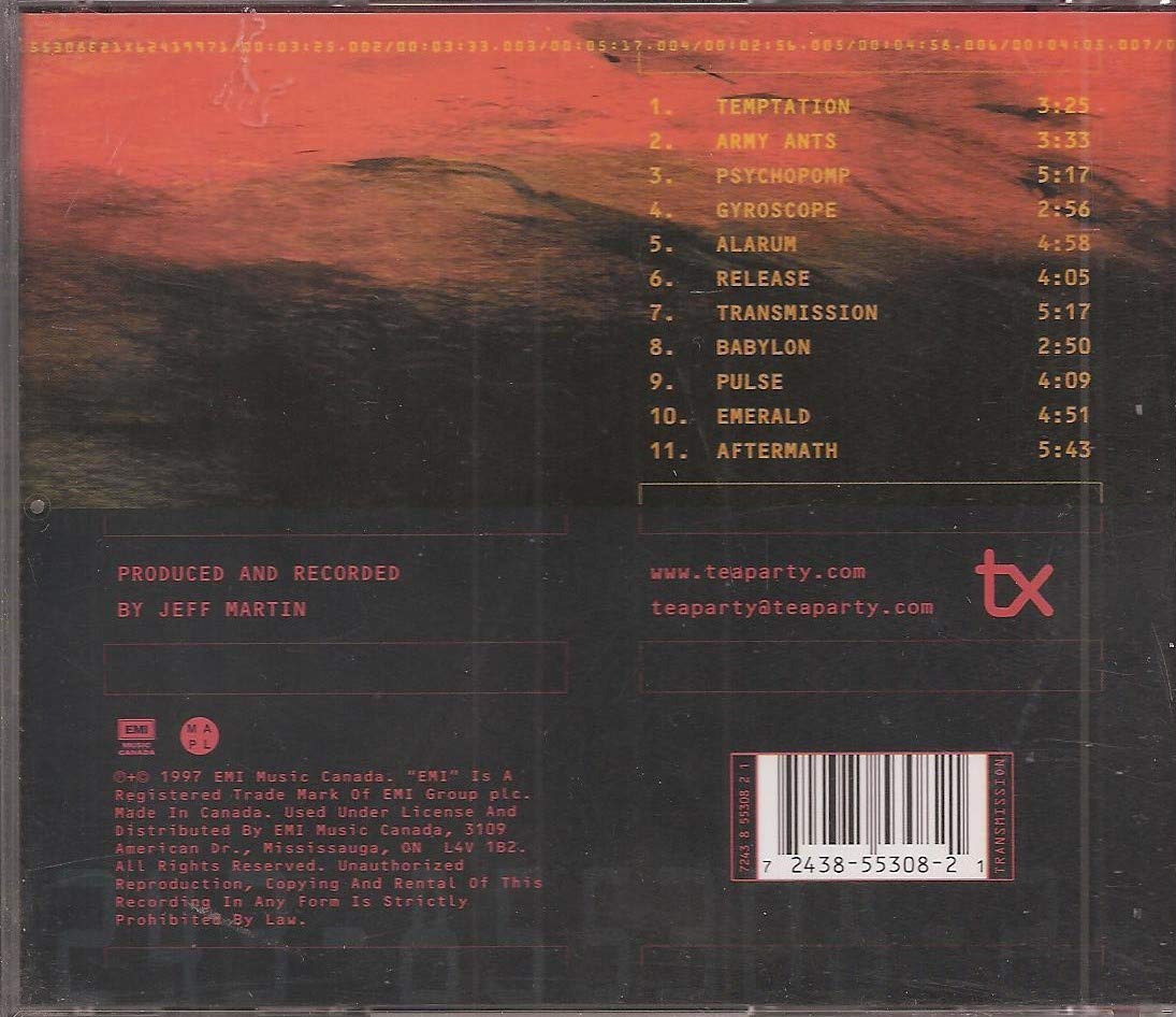 Transmission [Audio CD] Tea Party