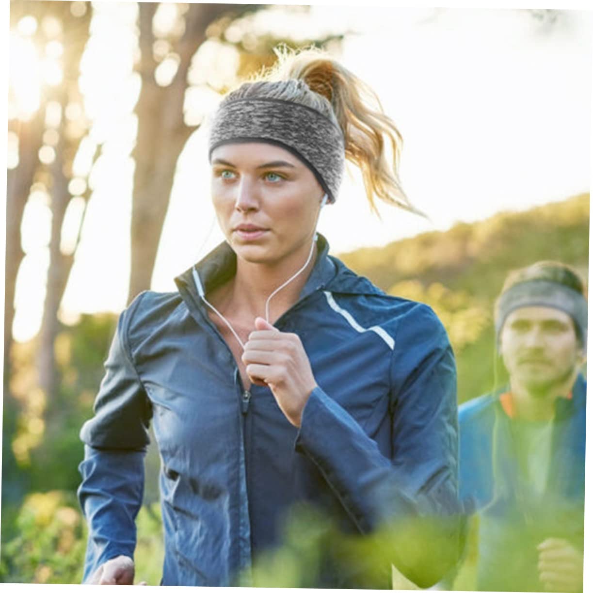 ifundom 3 Set Fascia Per Correre Protezione Per Le Orecchie Scalda Orecchie Invernali Più Caldo Sport Della Fascia Dell'uomo Paraorecchie Da Corsa Poliestere 3 Pezzi * 3