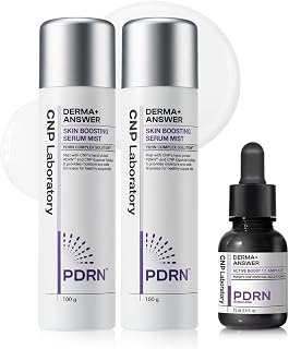 【CNP Laboratory】 ダーマアンサースキンブースティングセラムミスト100g*2個 & ダーマアンサーアクティブブーストアンプル 15ml | PDRN 導入美容液 ハリ 弾力 バリア機能 トラベルセット スキンケアセット 持ち運び