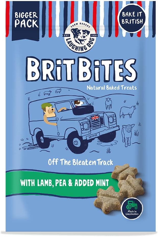 Laughing Dog Brit Bites Lamb, Pea & Mint - 175g