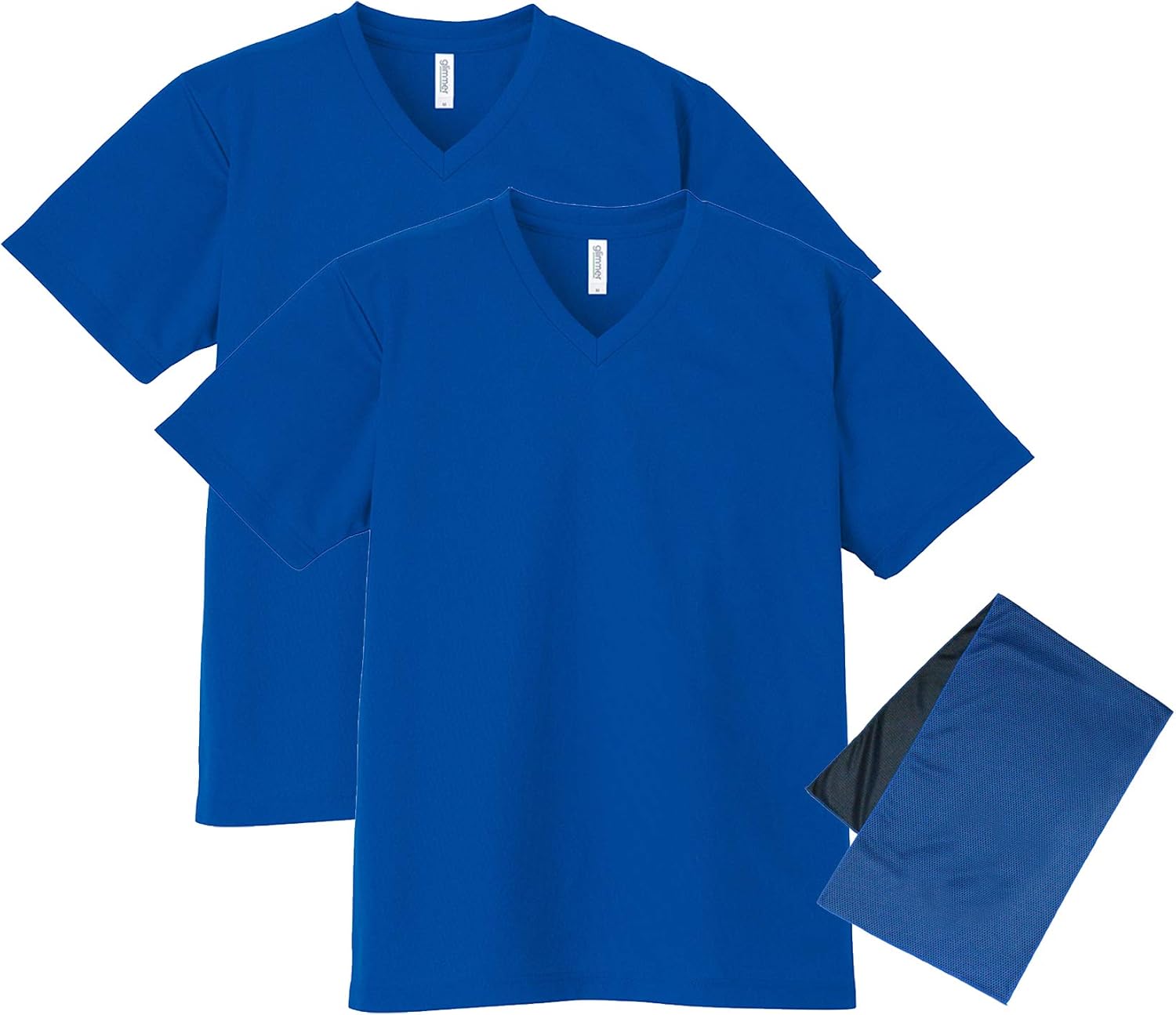 【激レア】GUHROOVY ブルー 半袖 Tシャツ XL グルーヴィー Amazon | [グリマー] 無地 半袖 4.4zo ドライ Vネック Tシャツ 00337