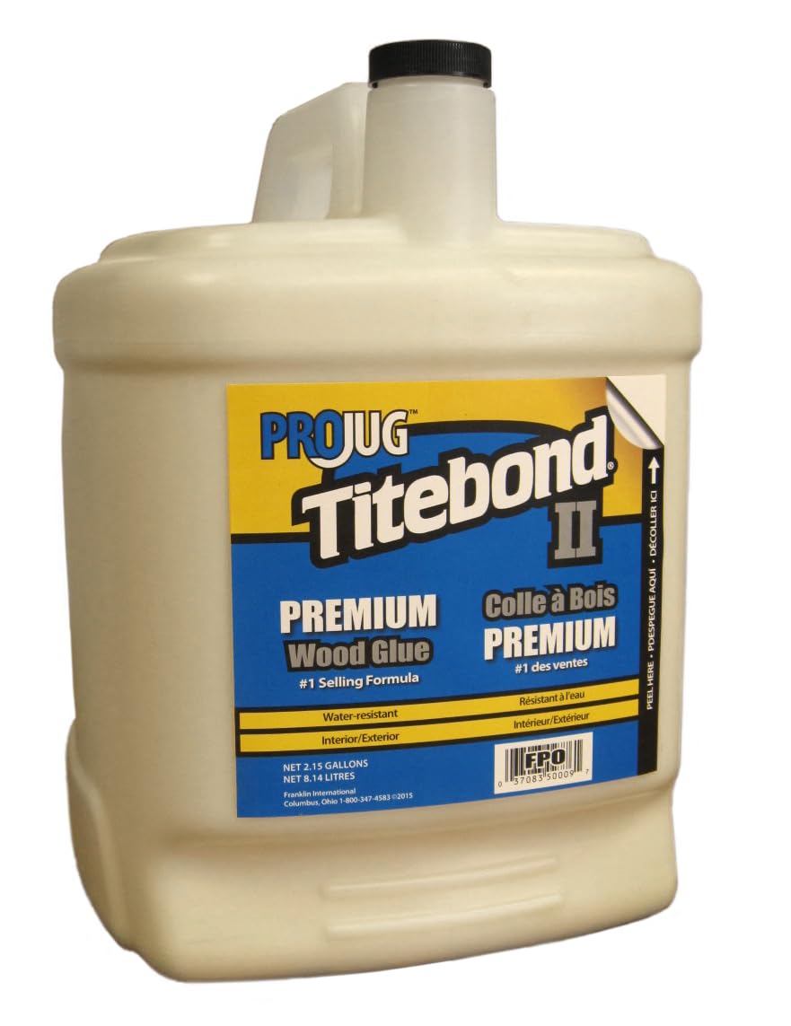 Titebond II Colle à bois de qualité supérieure résistante aux intempéries Projug 8,14 l