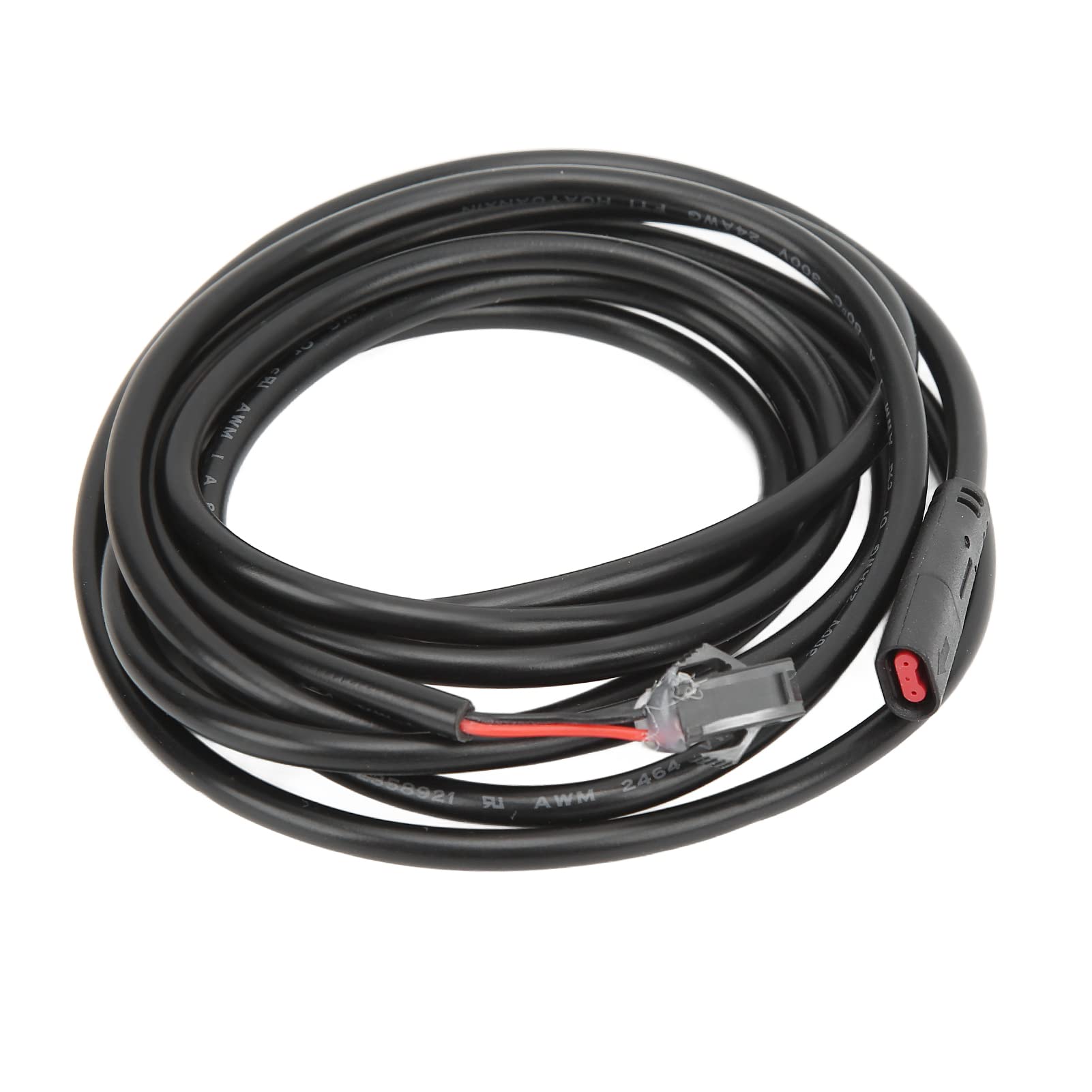 BuyWeek Zestawy tylnych świateł do roweru elektrycznego, 12 V do 72 V, przednie tylne światła ostrzegawcze z przełącznikiem i kablem