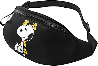 ウエストポーチ 軽量 スヌーピー ウッドストック ウエストバッグ 3way 斜めがけ ワンショルダー 大容量 耐摩擦 多機能 イヤホンホール付き 男女兼用 旅行 通学 バイク アウトドア ランニング 腰ポーチ