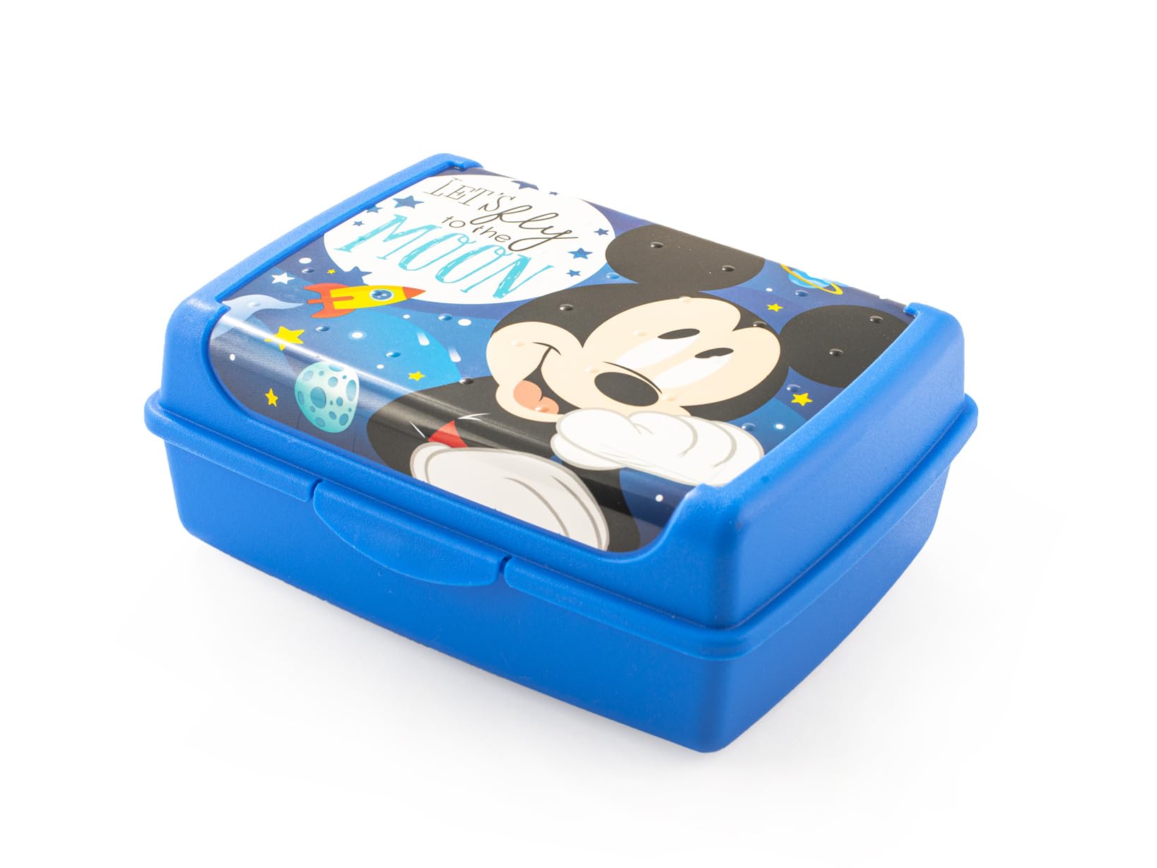 LULABI Mickey Cosmo Polypropylene Lunch Box, 17 x 13 x 6.5 cm