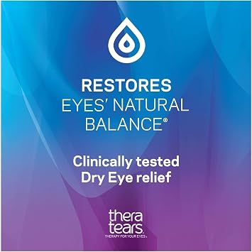 TheraTears Lubricant Eye Drops 0.50 oz (Pack of 8)