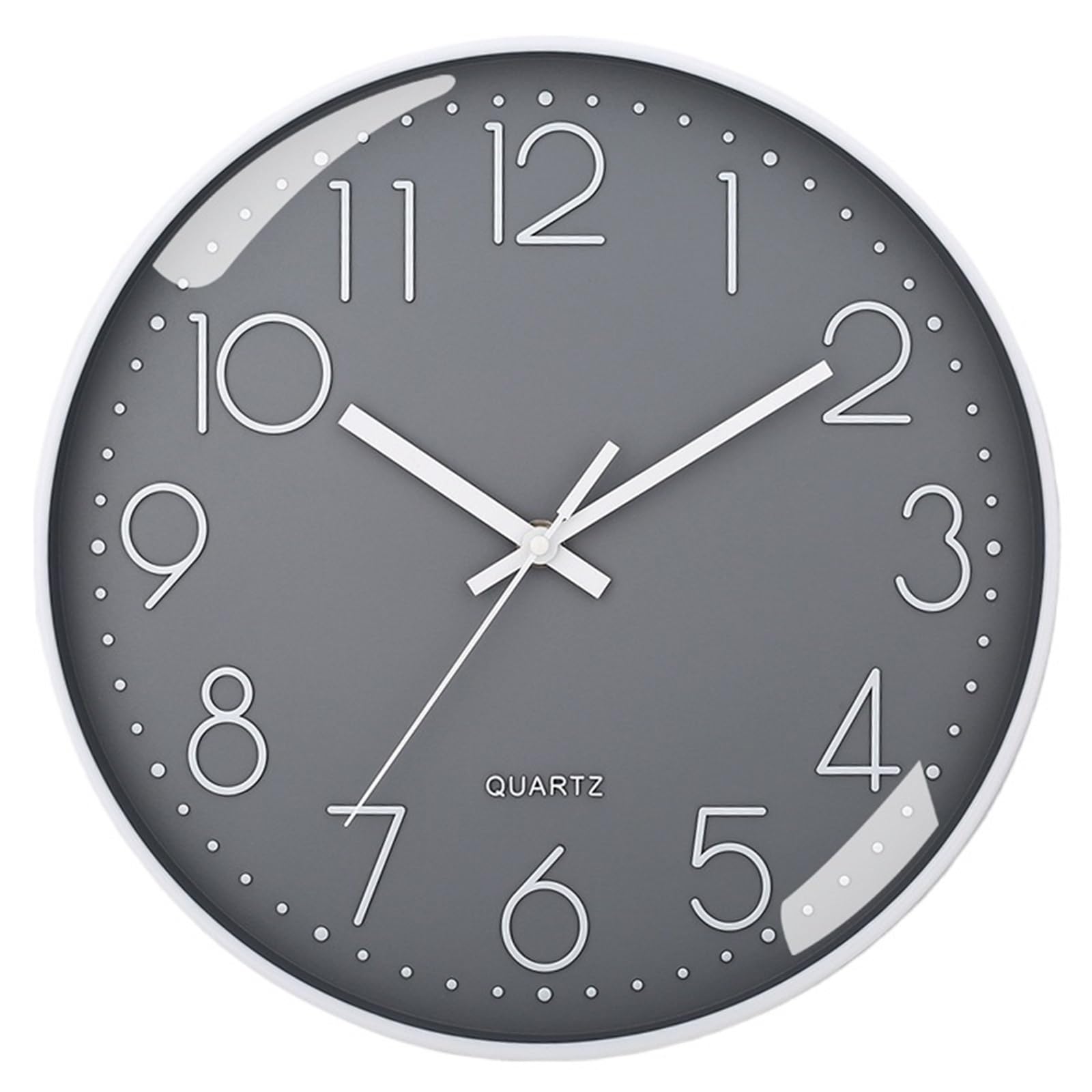 Gbrcen Silent Wall Clock 8Inch Wall Clock Silent Non-Ticking - Decorative Clock for School Office Classroom Bedroom Kitchen Living Room Decor for Kitchen Living Room Bedroom School(4)