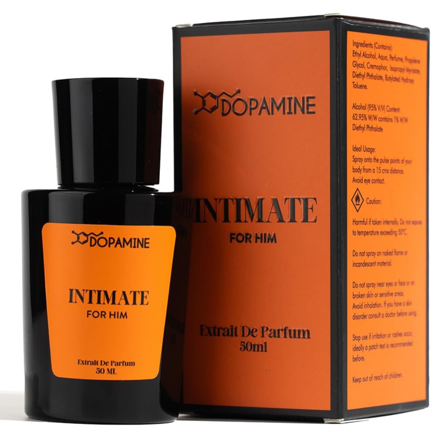 Dopamine Intimate Perfume for Men Long-Lasting Smell | Premium Luxury Eau de Parfum for man - Warm Spicy Woody Scent - (50ml)-picture-48