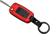 Vista 13 de ontto Funda para llavero VW ABS y silicona sin llave, protección completa para Volkswagen Jetta Passat Golf Beetle Rabbit GTI CC EOS Negro