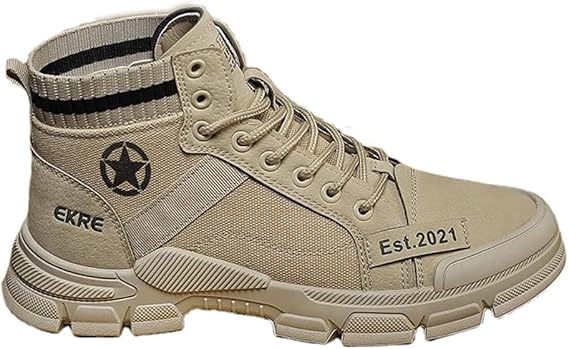 Amazon Co Jp メンズ ブーツ 登山靴 トレッキングブーツ マウンテンブーツスニーカー ワークブーツ スポーツシューズ ウォーキングシューズ 厚底 防滑 防水 ハイカットシューズ 革靴 紳士靴 男性用 カジュアルシューズ アウトドア 通学 通勤 日常着用 ファッション