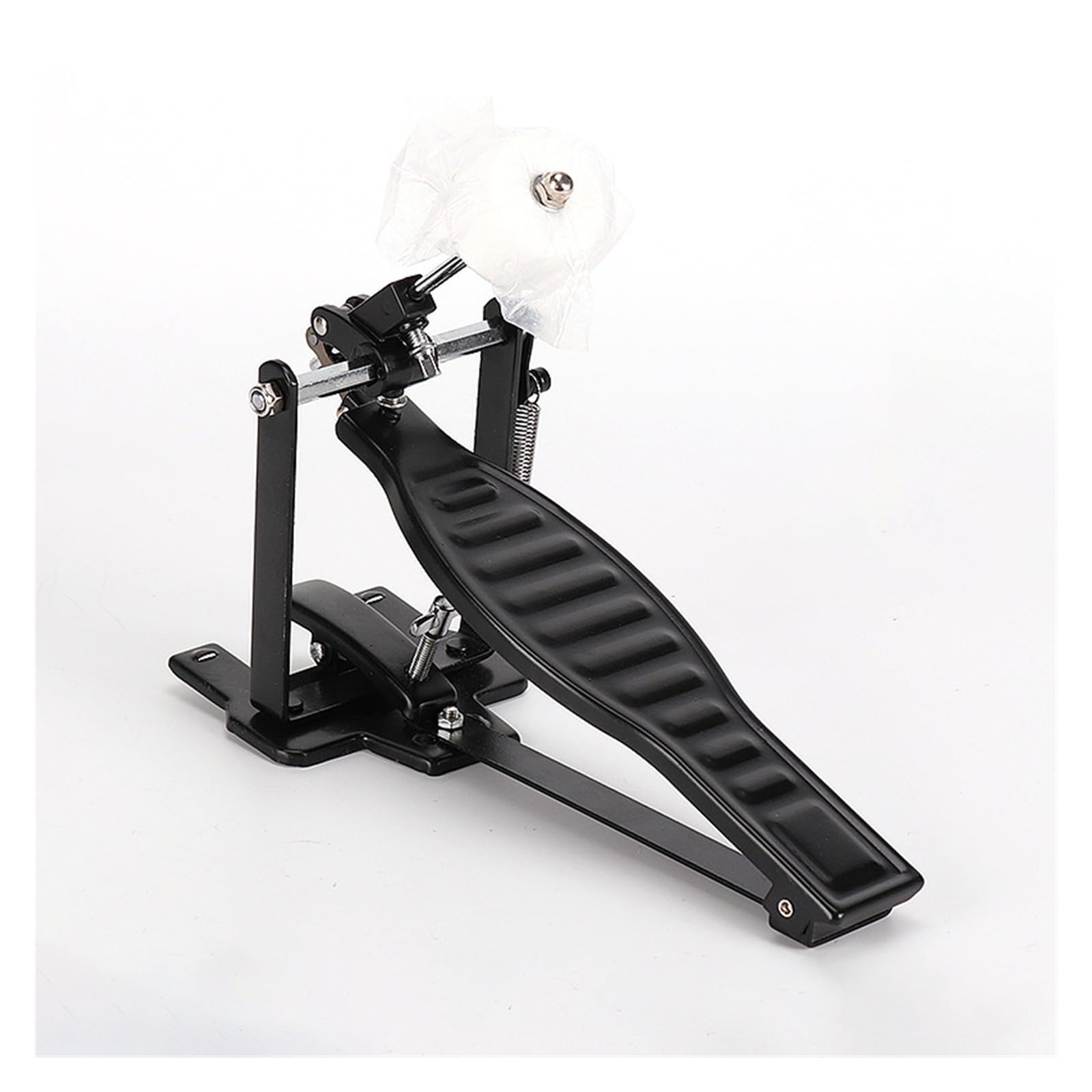 1PCS Einzelnen Fuß Pedal Mit Trommel Wolle Beater Kette Stick Percussion Instrumente Ersatz for Musik Liebhaber(Black)
