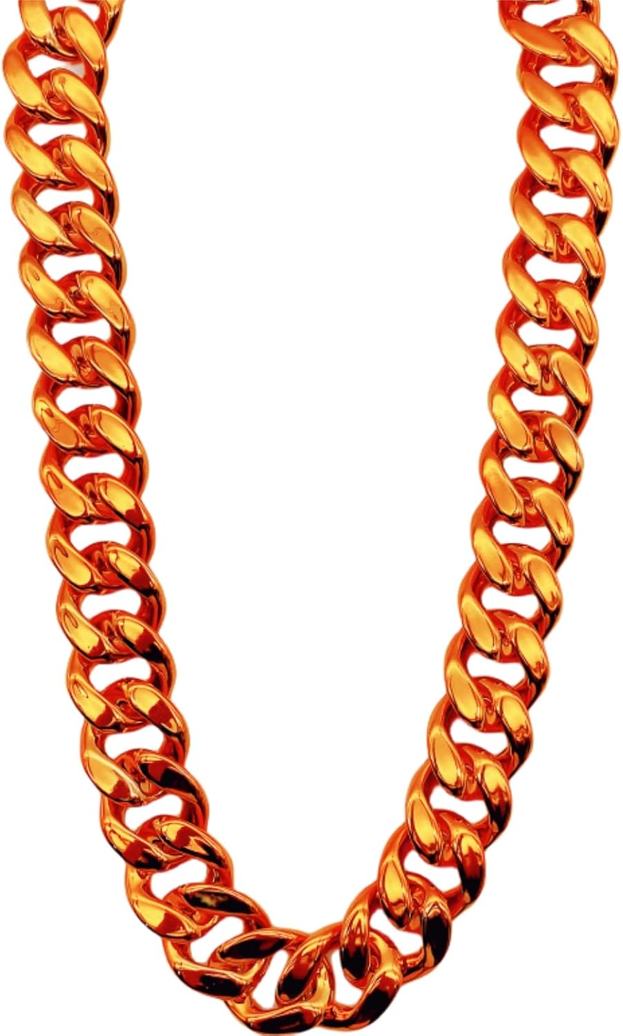 Plastic Hip Hop Chain Necklace, 80s 90s Costume Accessory, Men's Chunky Necklace, Big Chunky Gold Chain,