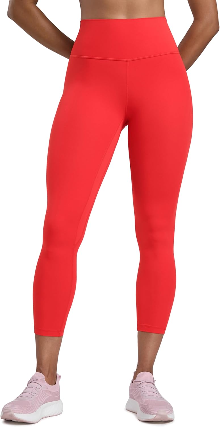 CRZ YOGA Butterlift Capris Workout Leggings 23" - High Waisted Workout Pilates Crop Gym Athletic Womens Yoga Pants