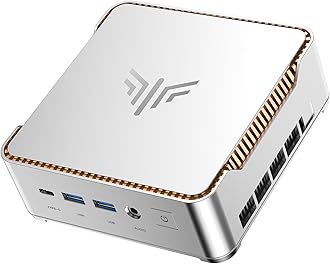 KAMRUI Pinova P2 Mini Gaming PC, Core i5-12600H(Beats 1185G7/12450H), 16GB DDR4 512GB SSD Mini PC, 12C/16T,4.5GHz, Triple 4K Display(DP+HDMI+USB-C)/WiFi6/BT5.2 Mini Computers for Home/Office/Business