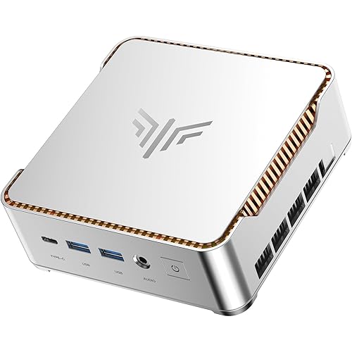 KAMRUI Pinova P2 Mini Gaming pc, Core i5-12600H (12C/16T, 4.5GHz), 32GB DDR4 1TB SSD Mini PC, 18MB Smart Cache, 4K Triple Display(DP+HDMI+USB-C)/WiFi6/BT5.2 Mini Computers for Home/Office/Business