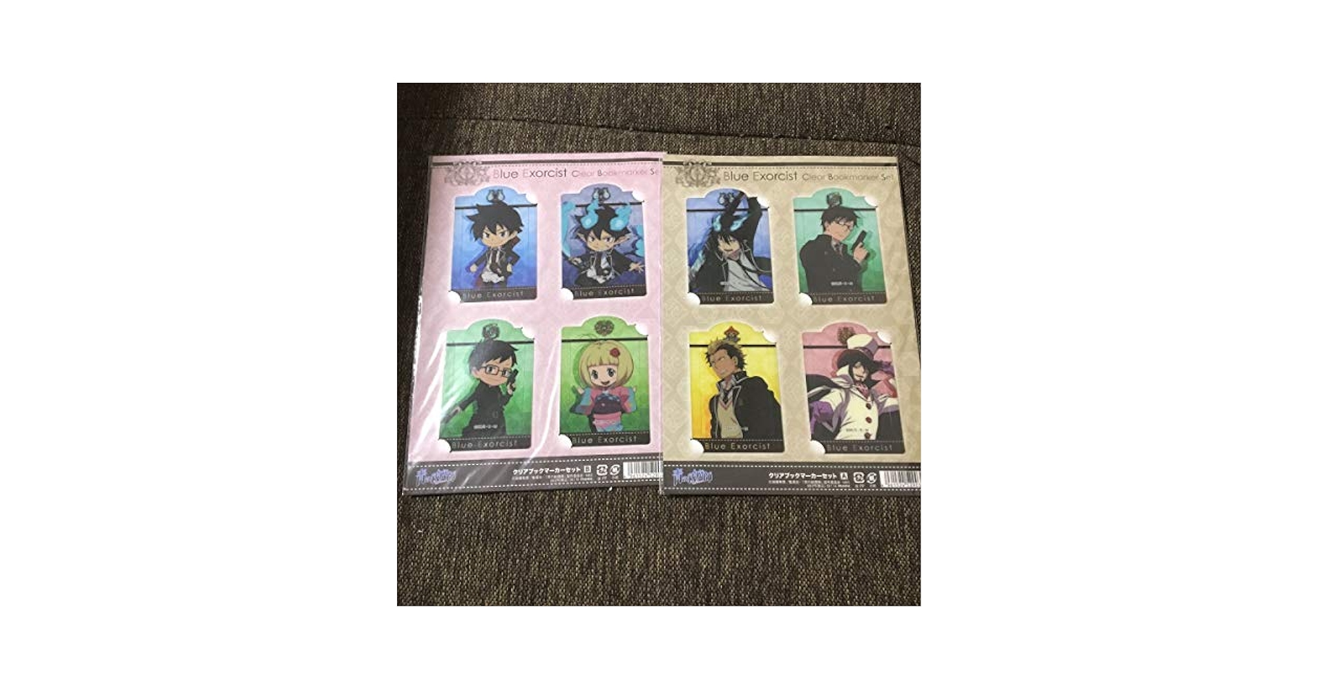 青の祓魔師　クリアブックマーカーセット　メフィスト　レア Amazon.co.jp: 青の祓魔師 青のエクソシスト クリア