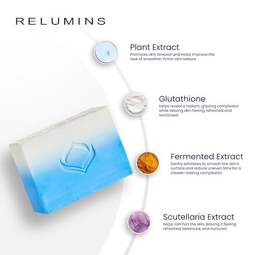 Miniatura 8 de Relumins Juego de recuperación nocturna y resplandor  Paquete completo de cuidado de la piel con Gluta 1000 cápsulas de loción reparadora nocturna