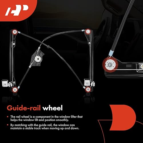 Miniatura 5 de A-Premium Elevalunas eléctrico sin motor compatible con Volkswagen Beetle 1998-2010 Delantero derecho lado del pasajero