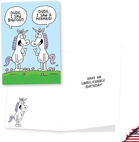 Miniatura 10 de NobleWorks Paquete de 3 divertidas tarjetas de felicitación de cumpleaños con sobres (1 diseño, 3 cada uno) ropa interior de mediana edad