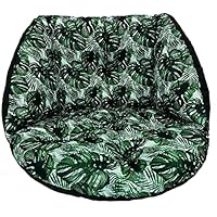 Cuscino Rotondo Per Poltrona Sospesa Treer - 50x50cm, Lavabile, Per Giardino E Interni (Curry Scuro) - Foto 3