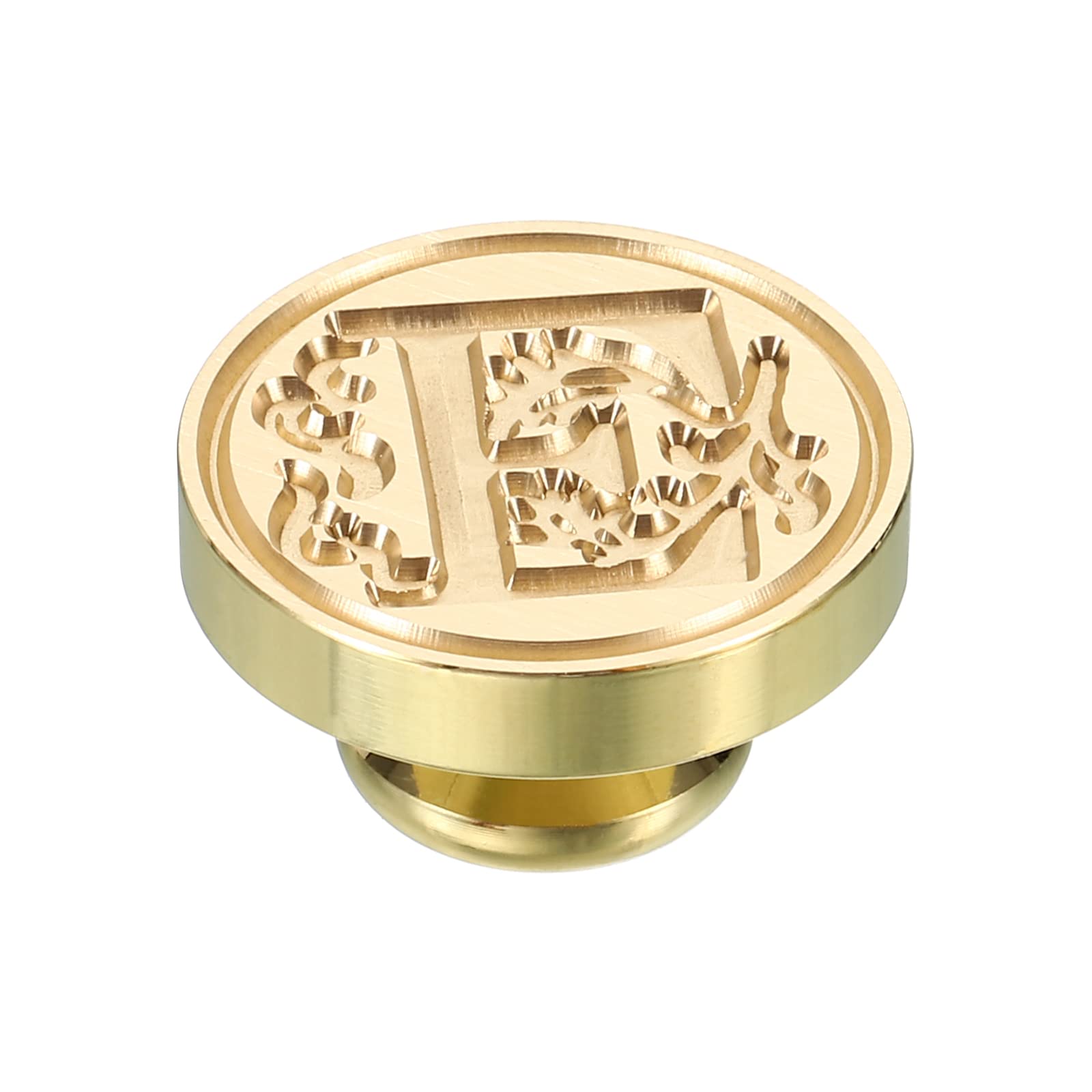 PATIKIL Alphabet E Wax Seal Stamp, Initial Letter Sealing Wax Stamp Classic Retro Brass Head for Envelope Invitation Cards - Image 3