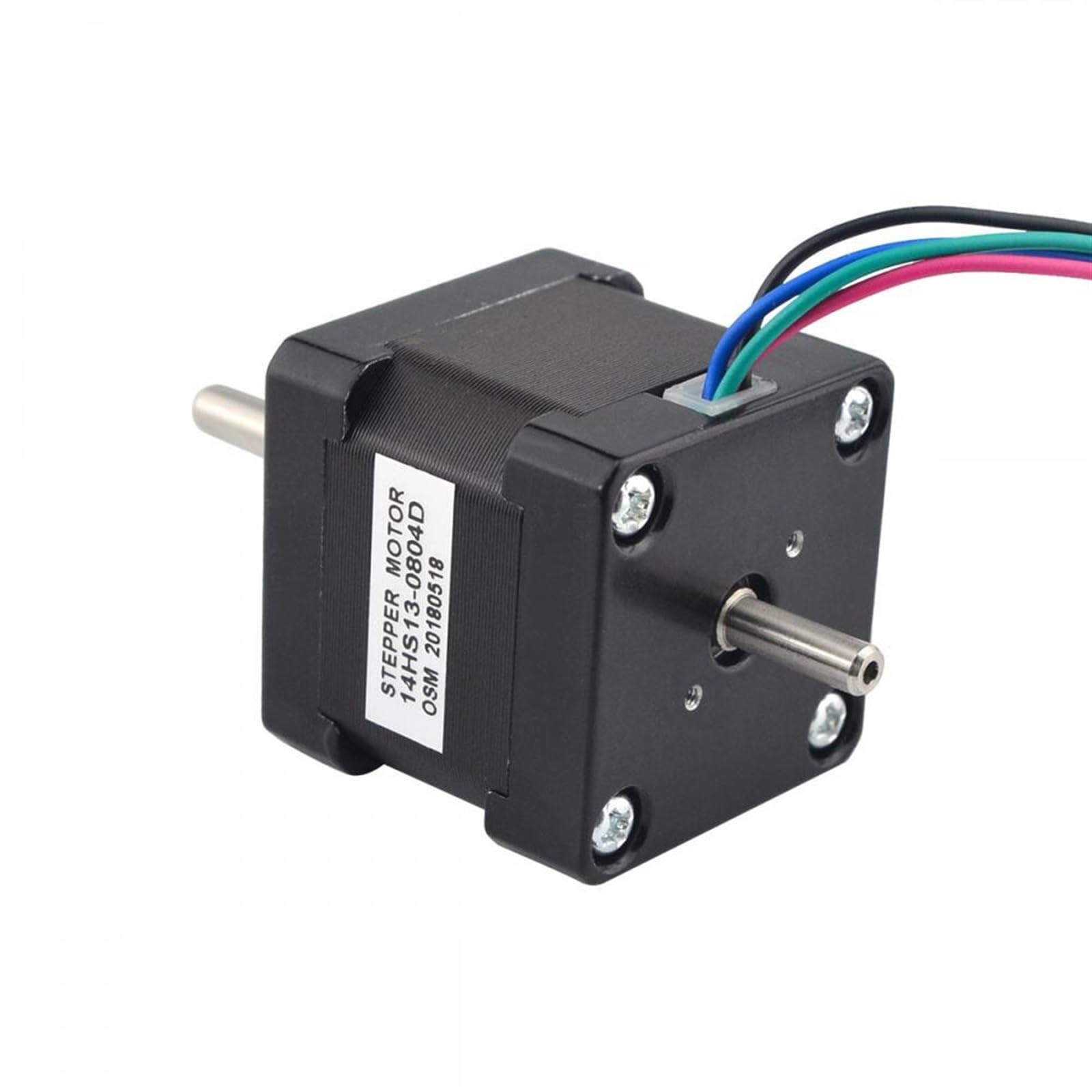 Doppelwellen-Schrittmotor 4 s 34 mm 1,8 Grad 18 Ncm 0,8 A Schrittmotor 14HS13-0804D 1 Stück Spezialmotor
