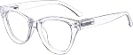 Eyekepper Large Cateye Design Reading Glasses Oversized Readers for Women Reading - Red +1.50