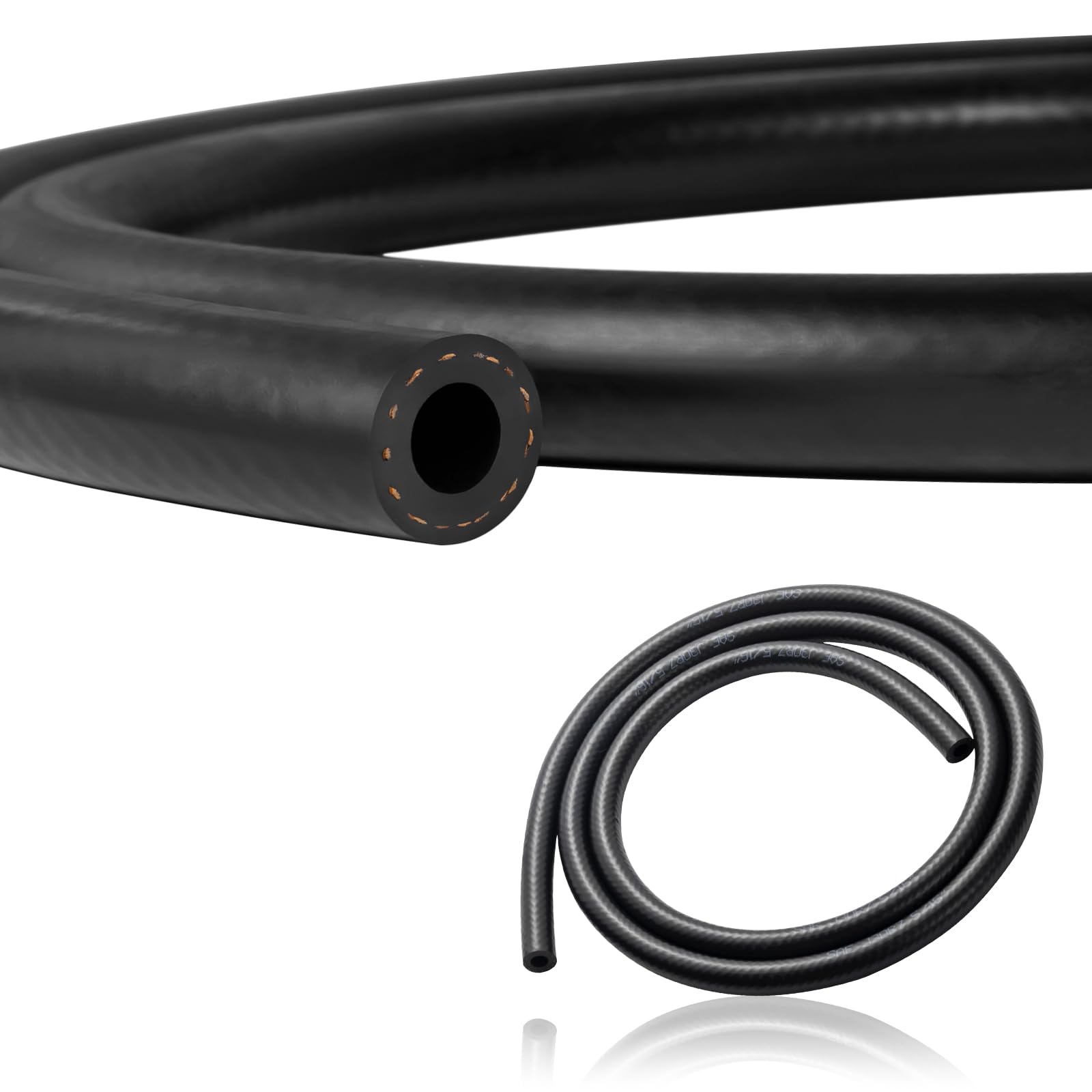 Línea de combustible de 5/16 pulgadas, manguera de combustible de goma NBR SAE J30R7 300PSI, suministrada por WIVIE