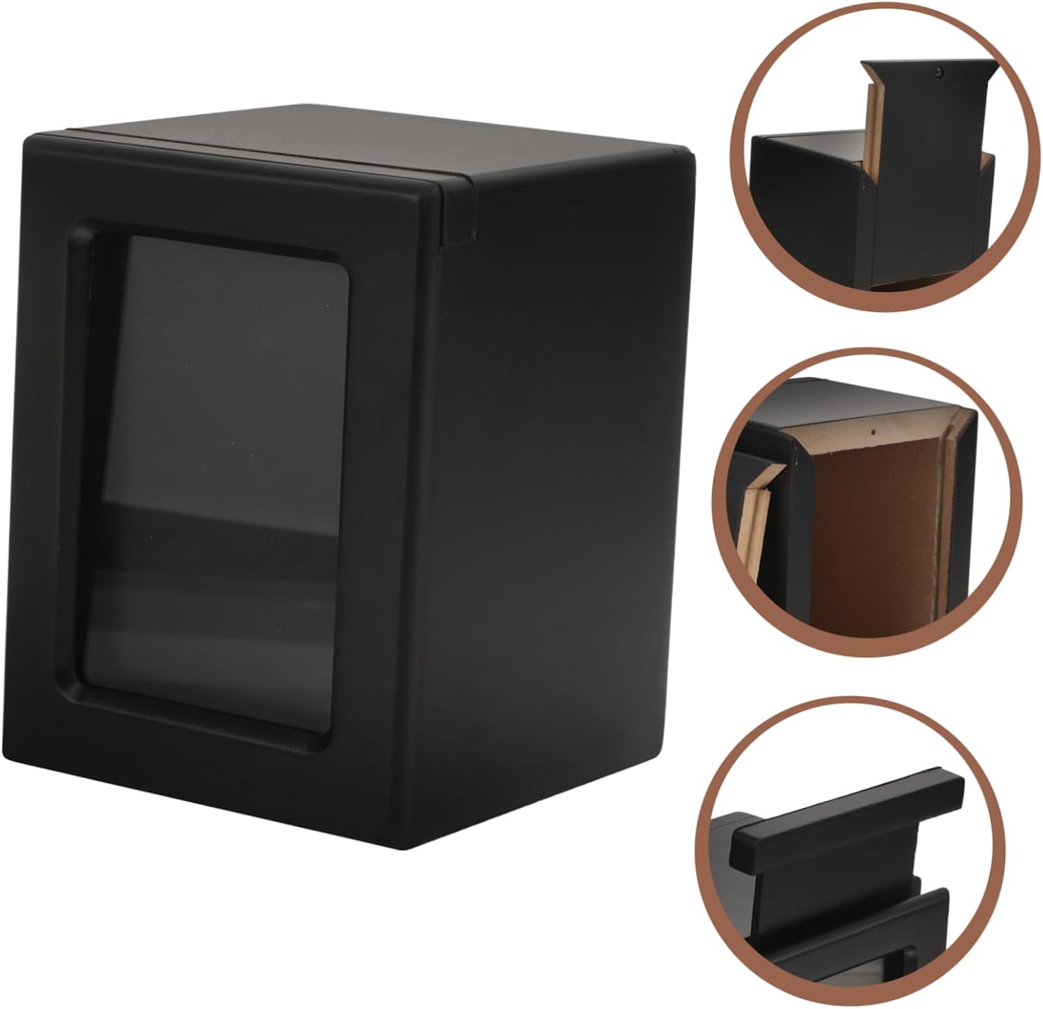 Pet Ashes Cremation Urn Wooden Memorial Casket for Cats and Dogs Lightweight Design Elegant Photo Frame Holder Pet Urns for Ashes for Remembrance