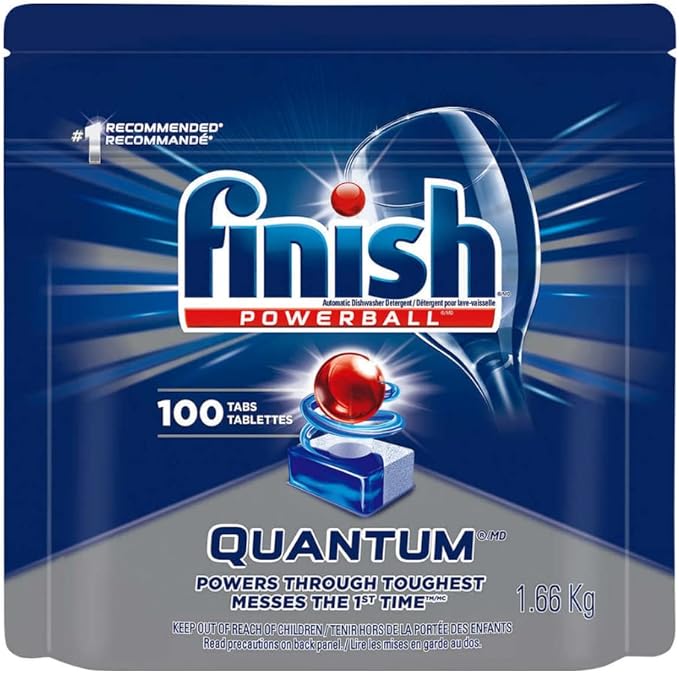 Finish Quantum Powerballs Dishwashing Detergent Gel Tabs 3.