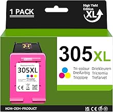 Oeggoink 305 XL Ink Cartridge Replacement for HP 305 XL Colour Cartridge for HP 305 305XL for HP DeskJet 2720E 2720 2700E 2700 2710E 2710 2721E 2723E 4120E Envy 6000 6020 6020E 6033 2E