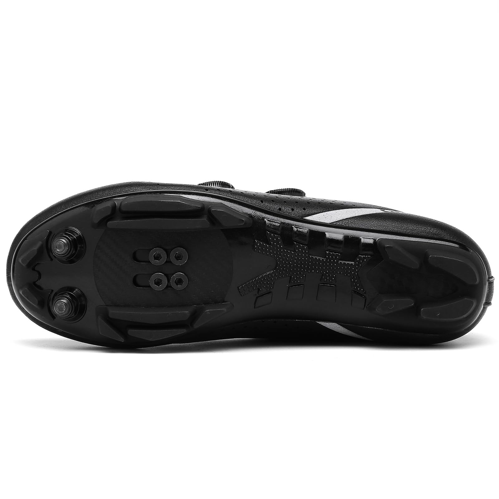 Zapatilla de Ciclismo MTB Hombre Mujer, Zapatos Bicicleta de Montaña Compatible con SPD Pedales 2 Tornillos con Calas Unisex Adulto Respirables