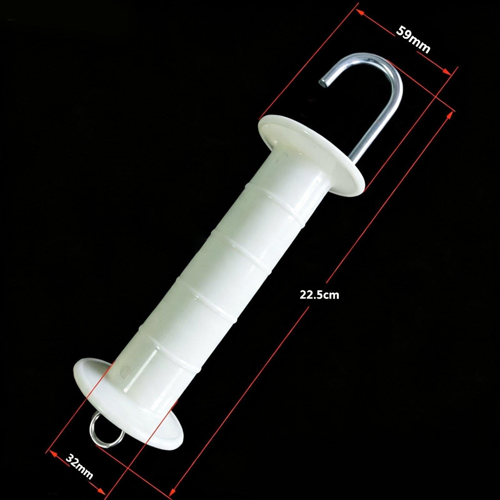 Baoblaze 10 Maniglie per cancelli di Recinzione elettrica, Maniglie per Porte di Recinzione, componenti per sistemi di Recinzione elettrica, ricambi Portatili, Piatto