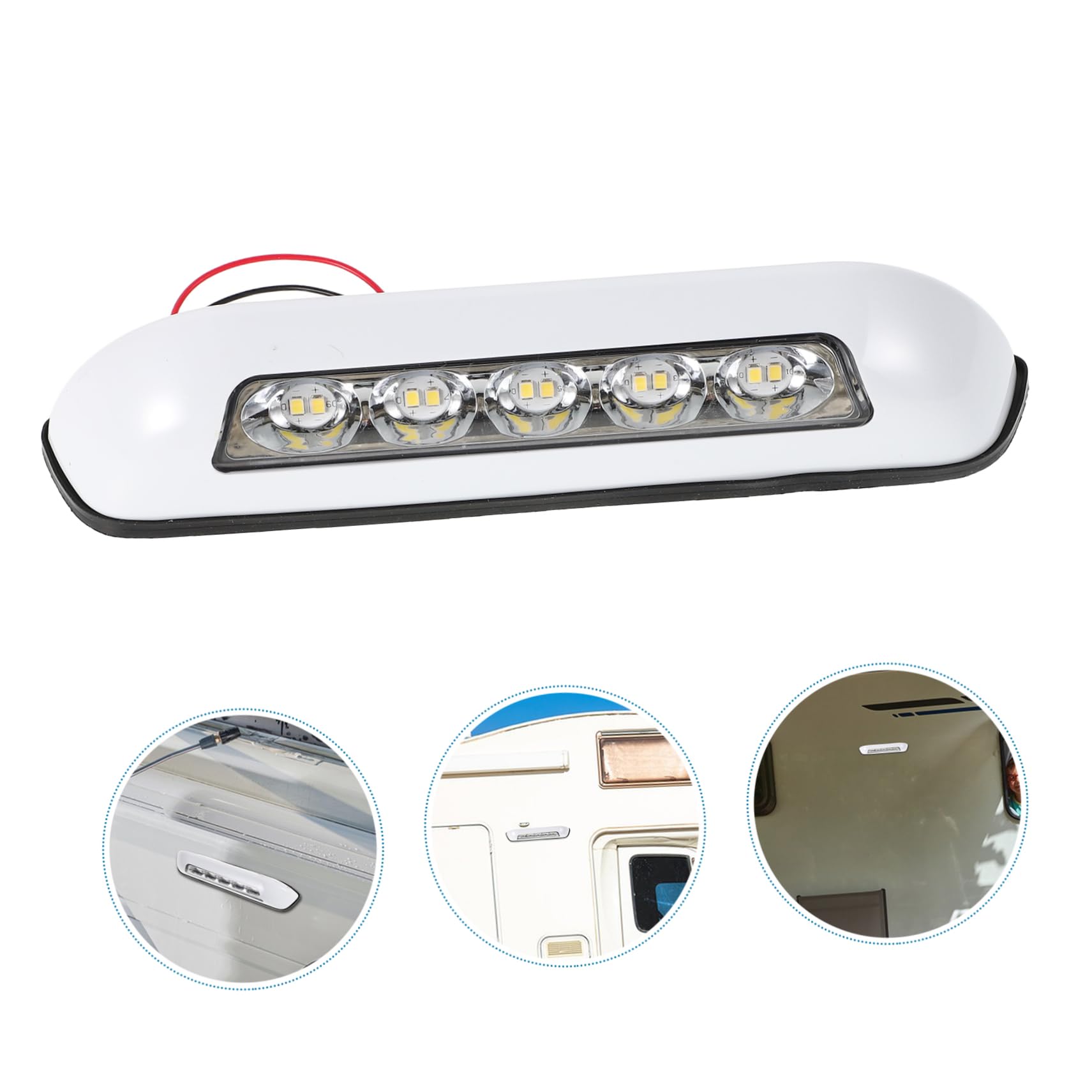 CLISPEED LED Impermeabili per Camper Illuminazione Esterna Veranda 12V Portatile Basso Consumo