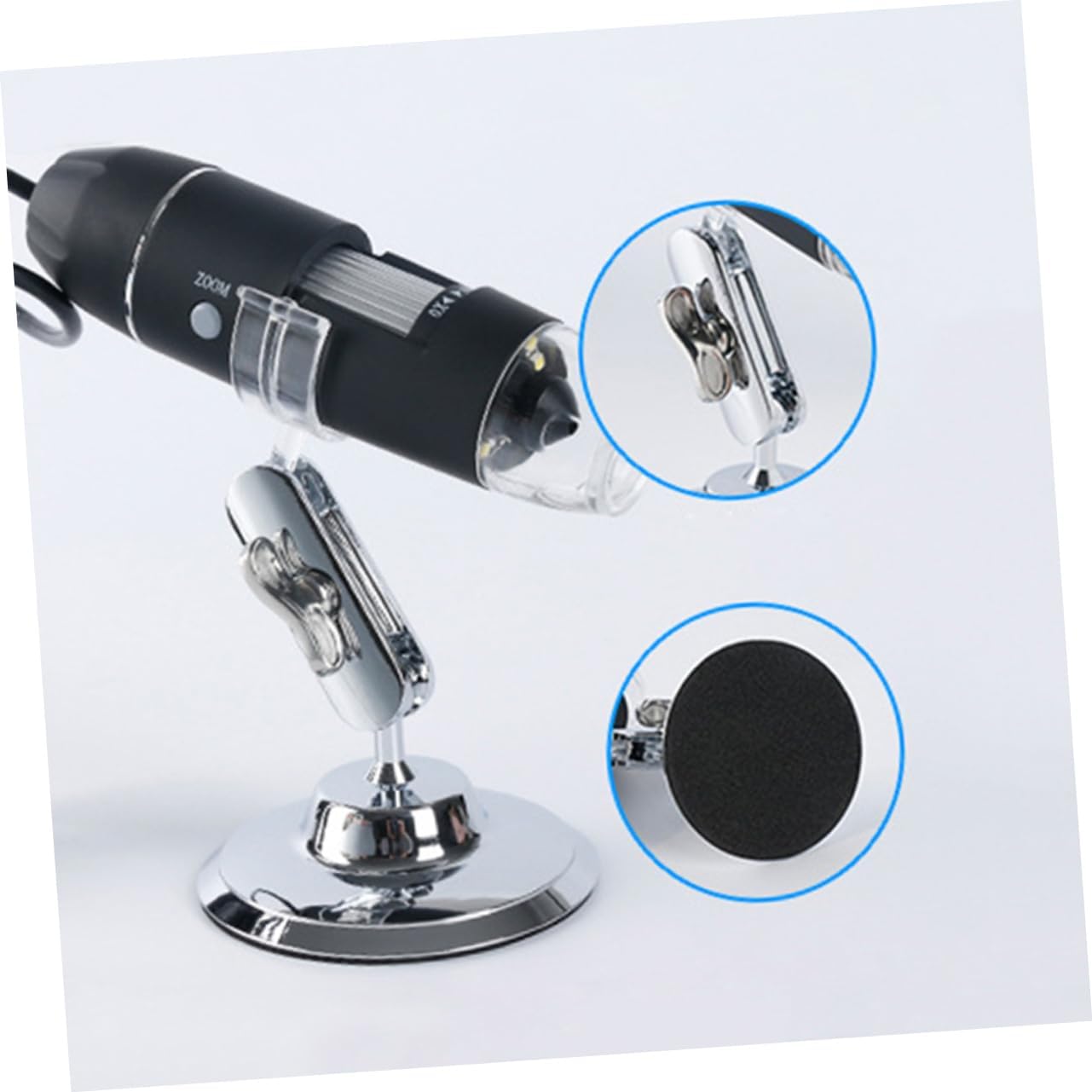Veemoon Smartphone Microscope 1600x Magnification Digital Camera Scope Handheld Digital Microscope for Inspecti